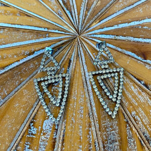 NWT Silver Tone Dangling Earrings